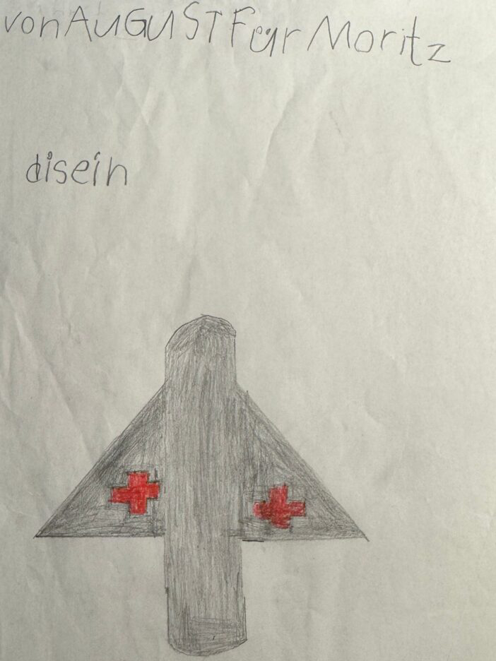 Zeichnung von August: disein